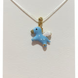 Blue Pegasus Charm