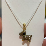 Brown Dog Charm