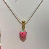 Pink Strawberry Charm