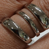 Silver Triple Twist Ring