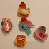 Mini Birds Hair Clip