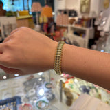 Gold Curve Bracelet