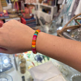 Spring Curved Tile Bracelet