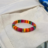 Spring Curved Tile Bracelet
