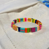 Blue Multi Tile Bracelet