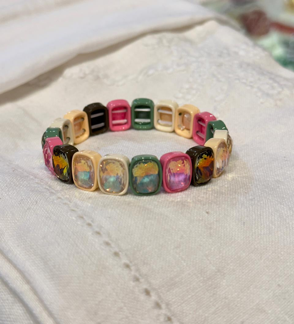 Forest Sparkle Stretch Bracelet,