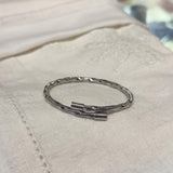 Silver Twisted Wrap Bracelet