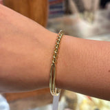 Gold Half and Half Cuff