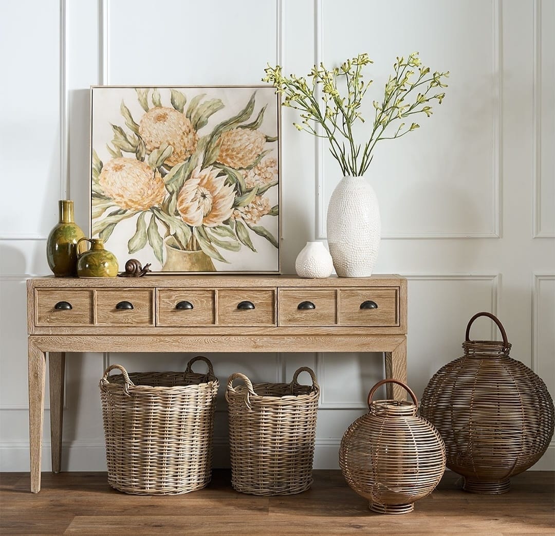 AUBUSSON BASKETS SET