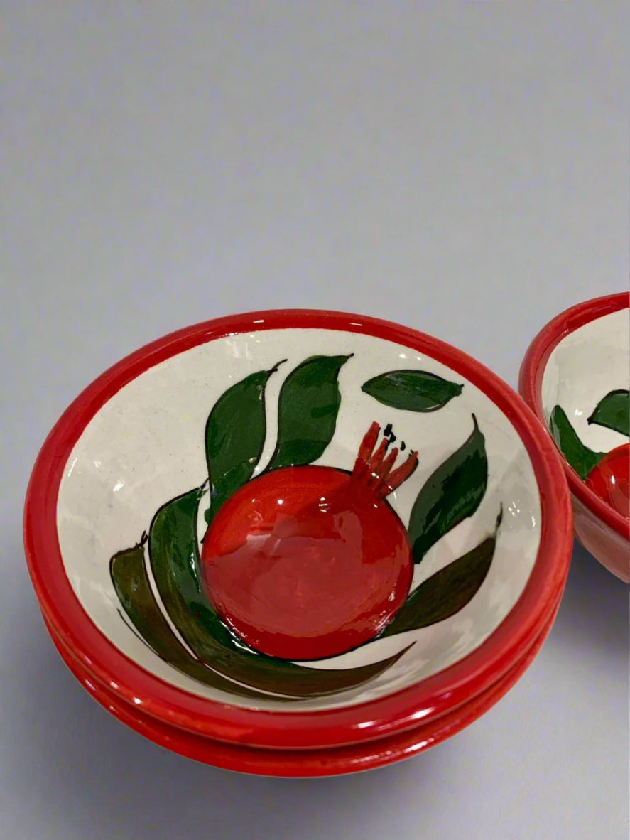 CERAMIC DIPPING SMALL BOWLS - MULTI COLORED