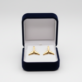 Mermaid Tail Stud - Gold