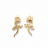 Lizard Tiny Stud - Gold