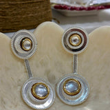 Celestial Polki Drop in Silver