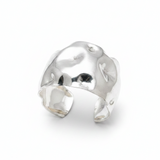 Sculpted Cuff Bracelet in Silver