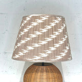 Bespoke Xlarge Drum Shade - Caramel Ikat