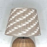 Bespoke Xlarge Drum Shade - Caramel Ikat