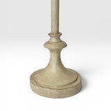 Vintage Tall Beige Metal Base