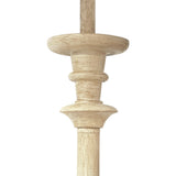 Vintage Tall Beige Metal Base