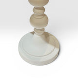 Handcrafted White Bobble Lamp Base