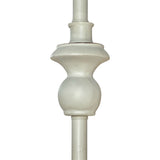 Vintage Tall Grey Metal Base
