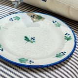 Berry Hand-Painted Plate - Antique French Peasant Plate