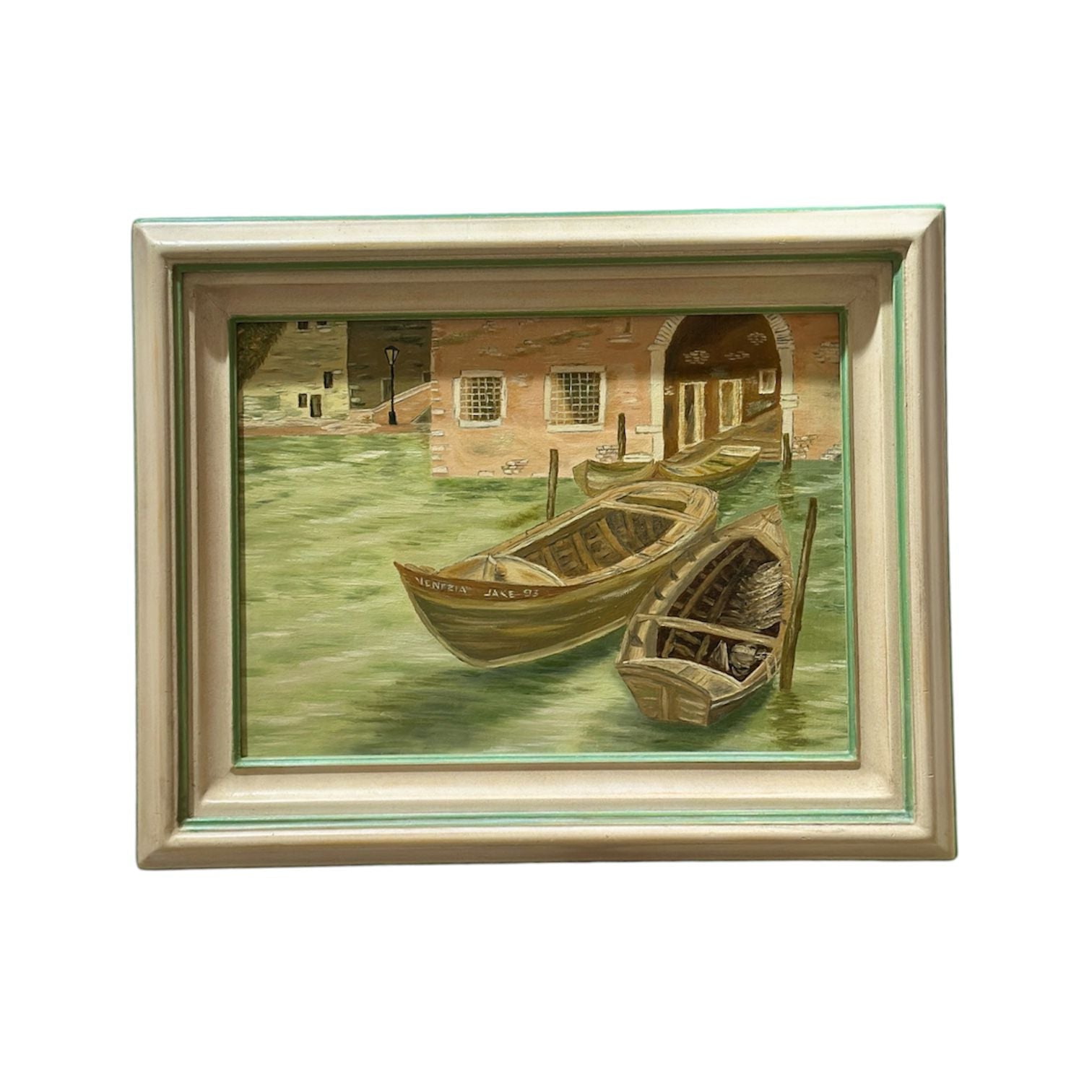 Vintage 1980 Hand-Painted Artwork