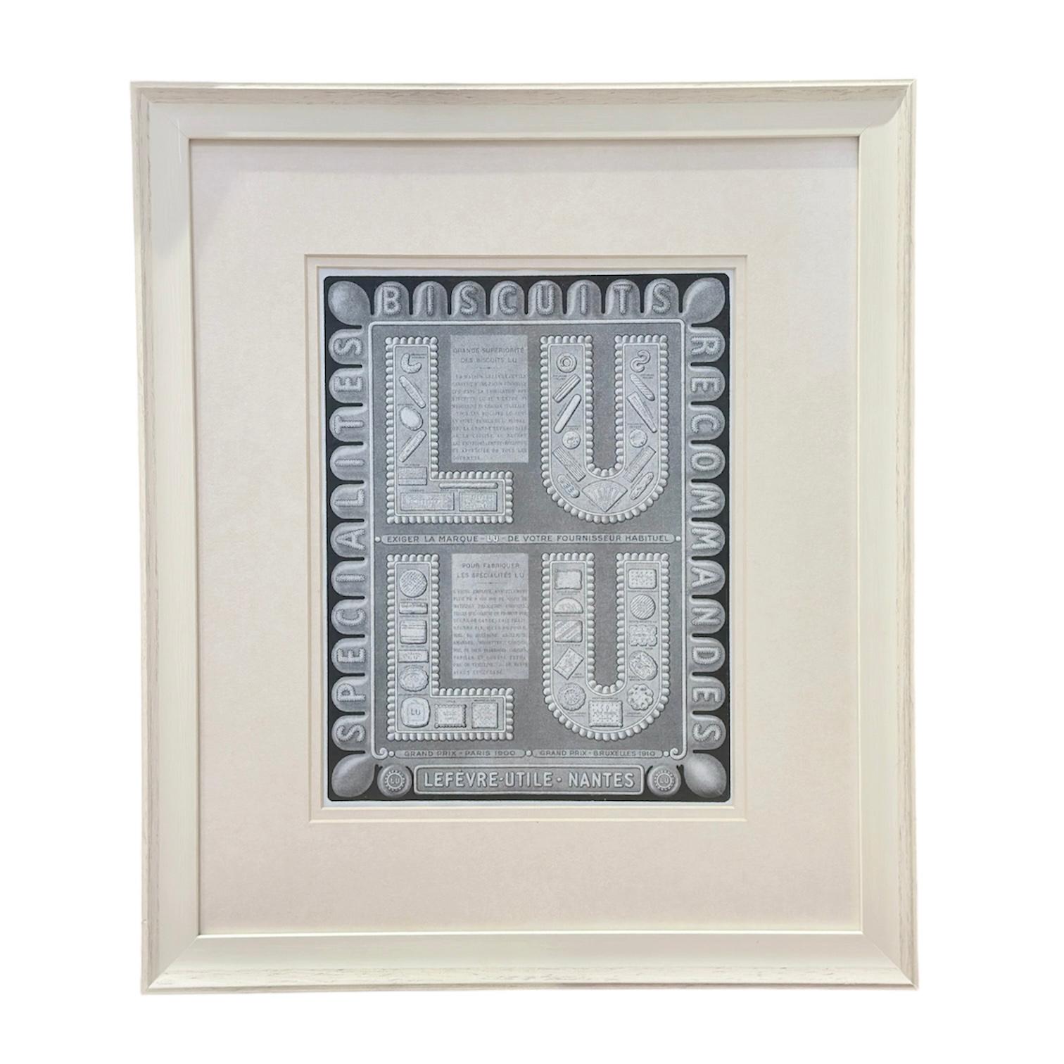 LU Biscuits Framed Artwork