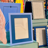 Tiered Denim Blue & Periwinkle 5x7 Photo Frame