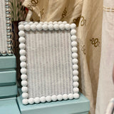 Baubles White 5x7 Photo Frame