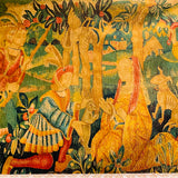 1940 Vintage-Style Woven Tapestry