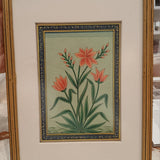 The Indian Bloom Painting II | Original Indian Painting in French Antique Frame