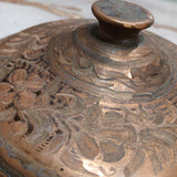 French Antique Rose Copper Vessel