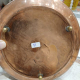 French Antique Rose Copper Vessel