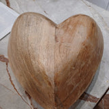 Vintage Carved Wooden Heart