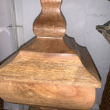 Natural Carved Wooden Table Lamp Base