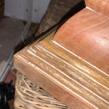 Natural Carved Wooden Table Lamp Base