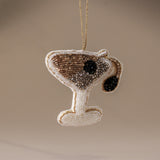 Martini Beaded Ornament