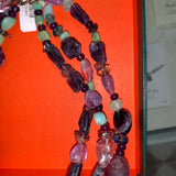Lavender & Green Vintage Pickett London Jewellery Set with Original Box