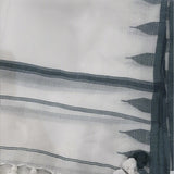 Afghan Organic Cotton Scarf - Grey