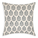 Amer Indian Teal Linen Cushion - 50cm