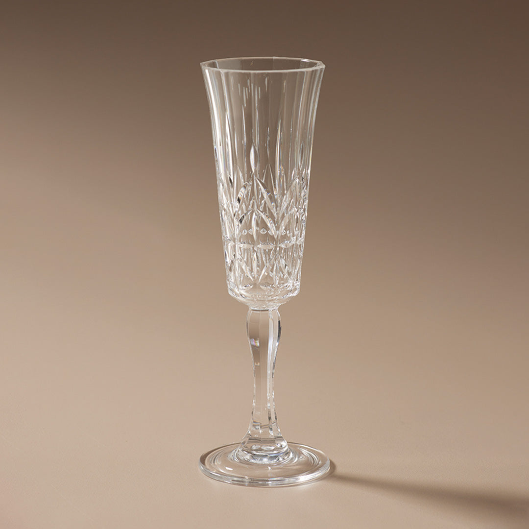 ACRYLIC CHAMPAGNE FLUTE - CLEAR