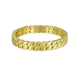 Gold Twist Link Bracelet