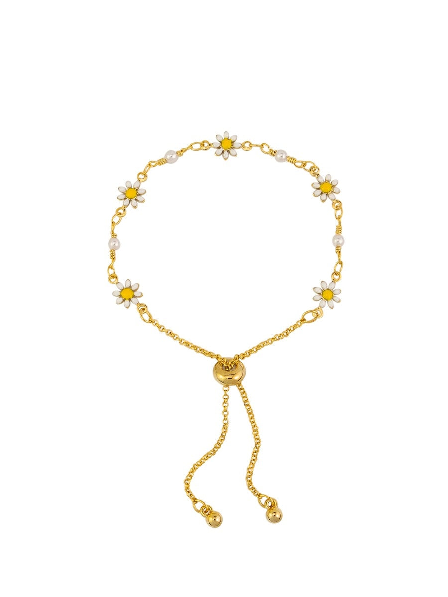 GOLD DAISY CHAIN BRACELET