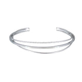 Silver Petite Trio Cuff
