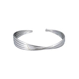 Silver Twist Cuff