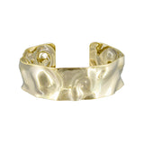 Gold Crinkled Cuff