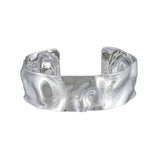 Silver Crinkled Cuff