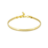 Gold Snake Link Bracelet