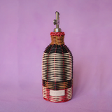 Woven Oil Pourer - Black/Cream