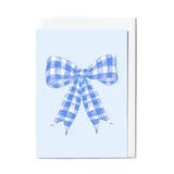 Card - Blue Bow